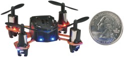 Estest quadcopter coin size picture