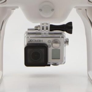 Image of gopro mounted below drone